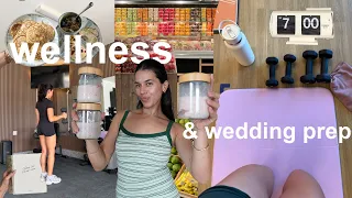 wellness vlog my daily health routines easy meal preps wedding prep