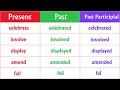 Learn Every Irregular Verb Form Fast Verb1 Verb2 Verb3 Master Chart