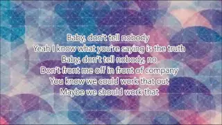 Tink Ft Jeremih Don T Tell Nobody Lyrics On Screen 