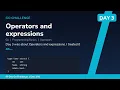 Operators and expressions - Day Go Challenge
