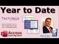 How to Calculate Year-to-Date YTD and Month-to-Date MTD Sales Totals in Microsoft Access