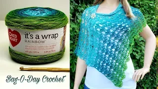 Crochet Easy Summer Wrap tutorial - Butterfly Shawl