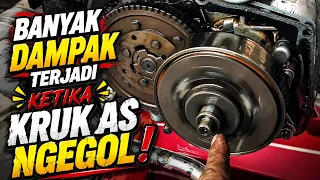 Banyak yang terjadi ketika kruk as goyang