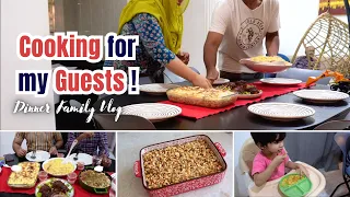 I Cooked 3 Delicious Dishes 🤤 for My Guests | Easy Dinner Recipes + Dessert 🍮