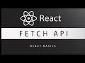 Fetch API React JS React Hooks
