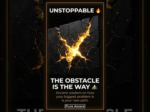 The Obstacle Is The Way ⛰️ #stoicism #shorts