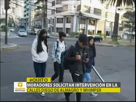 Moradores solicitan intervención en las calles Diego de Almagro y Whimper
