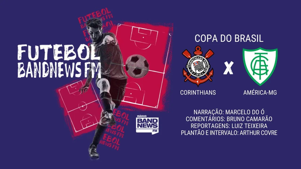 Corinthians x América-MG | AO VIVO | Copa do Brasil 2020 | Futebol BandNews FM | 28/10/2020