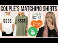 Setup Matching Couples Shirts on Etsy Printify The EASY Way