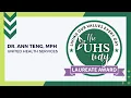 Dr Ann Teng MPH is Honored with the UHS Laureate Award