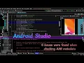 6 issues were found when checking AAR metadata SdkVersion how to change sdk version AAR metadata