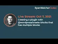 Creating a plugin with -blocks that has multiple blocks