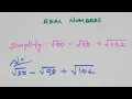 Simplify 50- 98 162CBSE 9TH REAL NUMBERS R D SHARMA SOLUTIONS