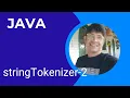 String Tokenizer string tokenizer Tokenizer Java program ISC