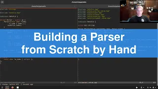 Parser Hacking 01 Setting up our Recursive Descent Parser Boilerplate Parsing Int and String