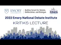 Emory National Debate Institute ENDI Kritiks