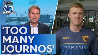 James Sicily s blunt response to the Hawthorn tanking media talk - Sunday Footy Show Footy on Nine