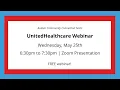 UnitedHealthcare Webinar 2022
