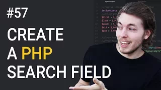 57 How to create a search field with PHP and MySQLi PHP tutorial Learn PHP programming