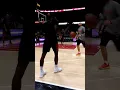 Hawks Warmup Courtside Seats