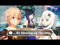 Download Lagu What Happens If We Let The Ship Blow Up (Tracing Vanishing Trails) — Genshin Impact