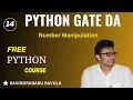 PYTHON Number Manipulation Ravindrababu Ravula