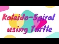 Kaleido-Spiral Pattern using Turtle Animate with Python Python Programming JAcademy