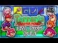 I Beat Terraria Master Mode with ONLY NPC Drops