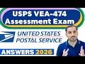Pass USPS 474 Mail Carriers Assessment Test Answers 2026