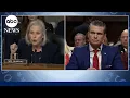 Sen Kirsten Gillibrand grills Pete Hegseth over his comments about women in combat