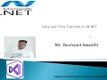 Date and Time Function in VB NET Part I