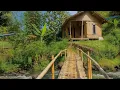Download Lagu Bikin Kaget‼️Ada Orang Tinggal Di Gubuk Unik Pinggir Hutan Dekat Sungai Deras