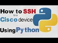 Automation Using Python SSH to Cisco Device