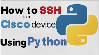 Automation Using Python SSH to Cisco Device