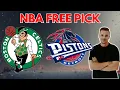 NBA Picks - Pistons vs Celtics 25 NBA Predictions Nick Menken NBA Best Bet Betting Tips