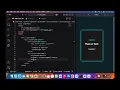 Glowing Profile Card Using HTML CSS JavaScript UI Design Tutorial