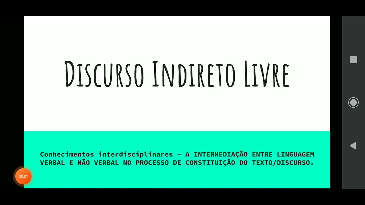 Discurso indireto livre