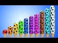 Download Lagu Ice Cream Scoops Soccer Balls to Learn Colors and Numbers for Kids - 3D Toddler Learning Videos
