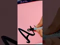 Download Lagu Arshita 🥰🤩Comment for your name art #calligraphy #youtubeshorts  #useofacryliccolours