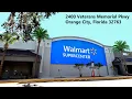 Shopping at Walmart Supercenter in Orange City Florida on Veterans Memorial Pkwy - Store 563