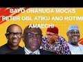 Download Lagu Bayo Onanuga bespot Peter Obi, Atiku en Rotimi Amaechi