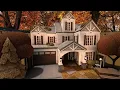 bloxburg 46k cozy two story autumn family home exterior build
