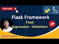 Flask Tutorial - Flask Delimiters Flask Project and Rest API Flask Framework Python Tamil