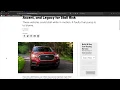2018-2019 Subaru vehicle fuel pump recall