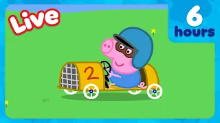 🔴 LIVE: FULL EPISODES George's Adventures! 🐷🦖 Peppa Pig | 12 HOURS OF HD CARTOONS