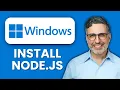 NEW How to Install Node js on Windows 2025 Complete Setup Configuration