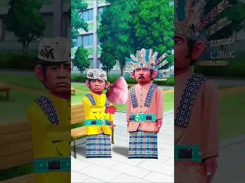 ONDEL-ONDEL MAKAN PERMEN KAPAS TEMANNYA #shorts NAYA NAJWA CHANNEL