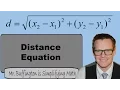 Math 8 Lesson 29 Distance Between Two Points on a Graph Simplifying Math