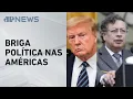 Lagu Tensão na América Latina: Trump ataca Petro e colombiano rebate
