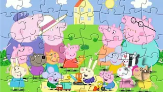 Peppa Pig and her family and friends🧩 Let’s Assemble a Fun Jigsaw Puzzle for Kids | Danik and Lesha